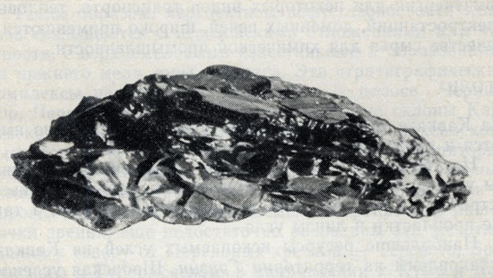 Рис. 21. Каменный уголь. Месторождение Ткибули. Грузинская ССР